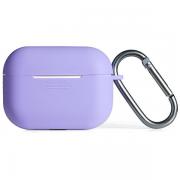 Carcasa Beline Silicone Cover compatibila cu Apple AirPods Pro, Violet