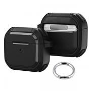 Carcasa Beline Solid Cover compatibila cu Apple AirPods 3, Negru