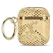 Carcasa Beline Elegance Cover compatibila cu Apple AirPods 1/2, Gold