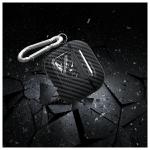 Carcasa Beline Carbon Cover compatibila cu Apple AirPods 4, Negru 3 - lerato.ro