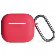 Carcasa Beline Silicone Cover compatibila cu Apple AirPods 3, Rosu
