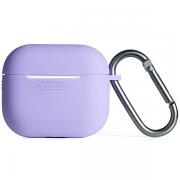 Carcasa Beline Silicone Cover compatibila cu Apple AirPods 3, Violet