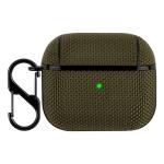 Carcasa Beline Shell Cover compatibila cu Apple AirPods 3, Olive 2 - lerato.ro
