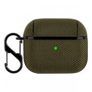 Carcasa Beline Shell Cover compatibila cu Apple AirPods 3, Olive