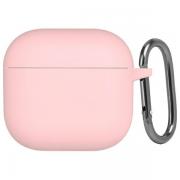 Carcasa Beline Silicone Cover compatibila cu Apple AirPods 4, Roz