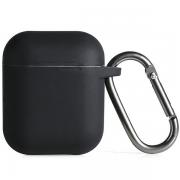 Carcasa Beline Silicone Cover compatibila cu Apple AirPods 1/2, Negru
