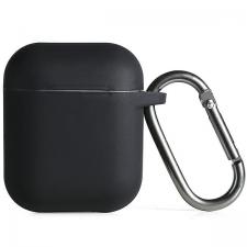 Carcasa Beline Silicone Cover compatibila cu Apple AirPods 1/2, Negru