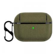 Carcasa Beline Shell Cover compatibila cu Apple AirPods Pro 2, Olive
