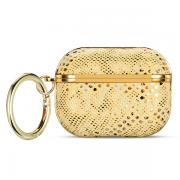 Carcasa Beline Elegance Cover compatibila cu Apple AirPods 3, Gold