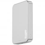 Baterie externa Cellline Mini compatibila MagSafe, 10000mAh, PD 3A, Incarcare Wireless 15W, USB-C, Gri 3 - lerato.ro