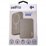 Baterie externa Cellline Mini compatibila MagSafe, 10000mAh, PD 3A, Incarcare Wireless 15W, USB-C, Gri 11 - lerato.ro