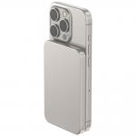 Baterie externa Cellline compatibila MagSafe, 5000mAh, PD 3A, Incarcare Wireless 15W, USB-C, Gri 5 - lerato.ro