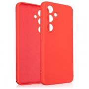 Carcasa Beline Silicone Case compatibila cu Samsung Galaxy S25, Rosu