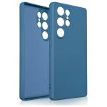 Carcasa Beline Silicone Case compatibila cu Samsung Galaxy S25 Ultra, Albastru 3 - lerato.ro