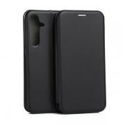 Carcasa flip cover Beline Magnetic Book compatibila cu Samsung Galaxy S24 Plus, Negru