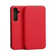 Carcasa flip cover Beline Magnetic Book compatibila cu Samsung Galaxy S24 Plus, Rosu