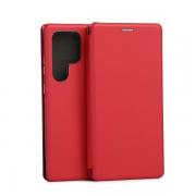 Carcasa flip cover Beline Magnetic Book compatibila cu Samsung Galaxy S24 Ultra, Rosu