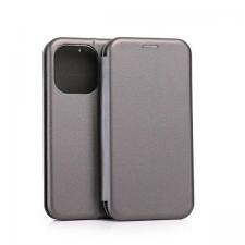 Carcasa flip cover Beline Magnetic Book compatibila cu iPhone 15 Pro Max, Silver