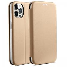 Carcasa flip cover Beline Magnetic Book compatibila cu iPhone 15 Pro Max, Gold