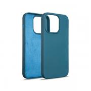 Carcasa Beline Silicone Case compatibila cu iPhone 15 Pro, Albastru