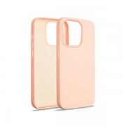 Carcasa Beline Silicone Case compatibila cu iPhone 15 Pro, Roz