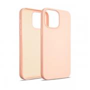 Carcasa Beline Silicone Case compatibila cu iPhone 15 Pro Max, Roz