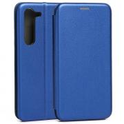 Carcasa flip cover Beline Magnetic Book compatibila cu Samsung Galaxy S23 Plus, Albastru