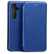 Carcasa flip cover Beline Magnetic Book compatibila cu Samsung Galaxy S25, Albastru