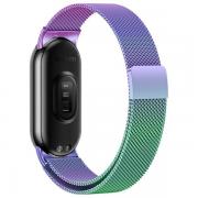 Curea Beline Magnetic Metal Strap compatibila cu Xiaomi Mi Band 10/9/8, Multicolor