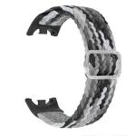 Curea din nylon Beline Nylon Strap compatibila cu Xiaomi Mi Band 10/9/8, Negru / Alb 3 - lerato.ro