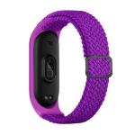 Curea din nylon Beline Nylon Strap compatibila cu Xiaomi Mi Band 10/9/8, Mov 2 - lerato.ro