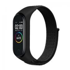 Accesorii Xiaomi Band, Curea din nylon Beline NylonLoop compatibila cu Xiaomi Mi Band 7/6/5/4/3, Negru, lerato.ro