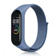 Curea din nylon Beline NylonLoop compatibila cu Xiaomi Mi Band 7/6/5/4/3, Albastru