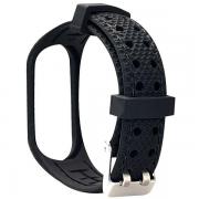 Curea din silicon Beline Sport Strap compatibila cu Xiaomi Mi Band 3/4, Negru