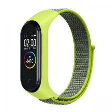 Accesorii Xiaomi Band, Curea din nylon Beline NylonLoop compatibila cu Xiaomi Mi Band 7/6/5/4/3, Galben, lerato.ro