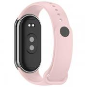 Curea din silicon Beline Simple Silicone Strap compatibila cu Xiaomi Mi Band 10/9/8, Roz