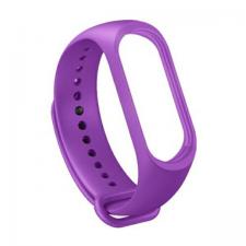 Accesorii Xiaomi Band, Curea din silicon Beline compatibila cu Xiaomi Mi Band 3/4, Mov, lerato.ro