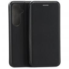 Husa flip cover Beline Magnetic Book compatibila cu Samsung Galaxy S26, Negru