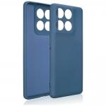 Carcasa Beline Silicone compatibila cu Motorola Edge 60, Albastru 4 - lerato.ro