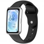 Curea din silicon Beline Reverse compatibila cu Huawei Band 11, Negru 2 - lerato.ro