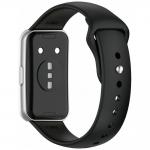 Curea din silicon Beline Reverse compatibila cu Huawei Band 11, Negru 4 - lerato.ro