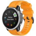 Curea din silicon Beline Watch 2 compatibila cu Garmin Fenix 8 / 7S / 6S / 5S 43mm, Portocaliu 2 - lerato.ro