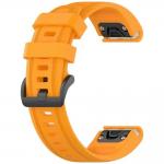 Curea din silicon Beline Watch 2 compatibila cu Garmin Fenix 8 / 7S / 6S / 5S 43mm, Portocaliu 3 - lerato.ro