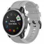Curea din silicon Beline Watch 2 compatibila cu Garmin Fenix 8 / 7S / 6S / 5S 43mm, Gri 2 - lerato.ro