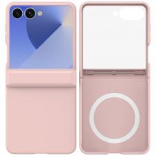 Huse si carcase Samsung , Carcasa Beline Hinge Soft compatibila cu Samsung Galaxy Z Flip 8, Roz, lerato.ro