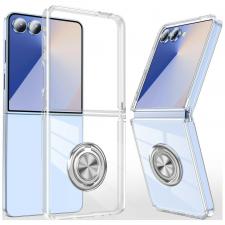 Huse si carcase Samsung , Carcasa Beline Ring compatibila cu Samsung Galaxy Z Flip 8, Transparent, lerato.ro