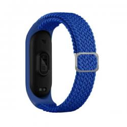 Curea textila Beline compatibila cu Xiaomi Mi Band 7/6/5, Albastru