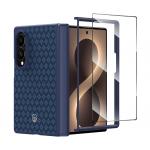 Kit protectie 2 in 1 Benks Magnetic Armor Grid Pro Grand Combo, Carcasa cu fibra Kevlar si Folie sticla securizata GlassWarrior, compatibil cu Samsung Galaxy Z Fold 8, Albastru 2 - lerato.ro