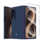 Kit protectie 2 in 1 Benks Magnetic Armor Grid Pro Grand Combo, Carcasa cu fibra Kevlar si Folie sticla securizata GlassWarrior, compatibil cu Samsung Galaxy Z Fold 8, Albastru 3 - lerato.ro