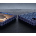 Kit protectie 2 in 1 Benks Magnetic Armor Grid Pro Grand Combo, Carcasa cu fibra Kevlar si Folie sticla securizata GlassWarrior, compatibil cu Samsung Galaxy Z Fold 8, Albastru 10 - lerato.ro